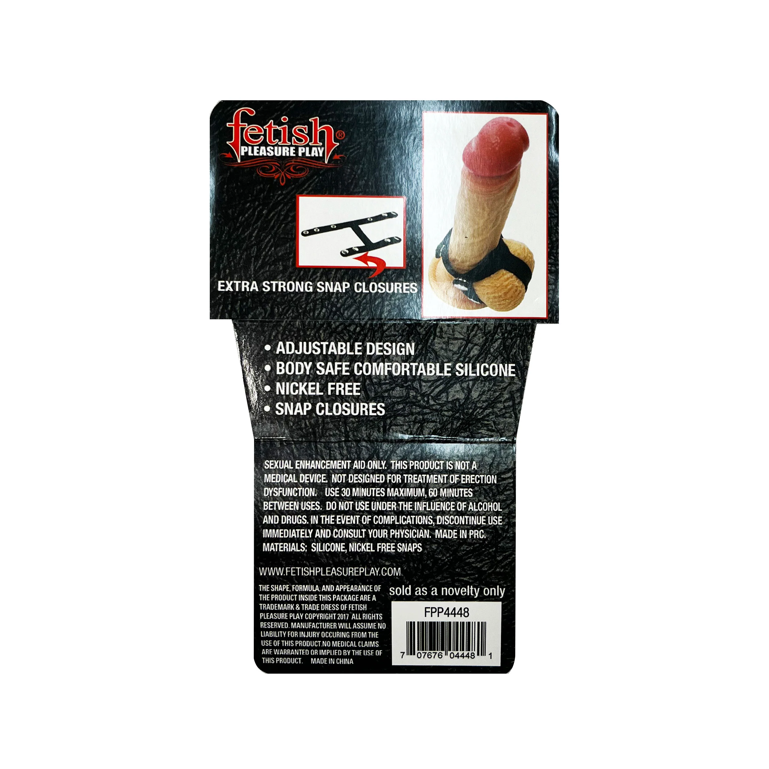 Fetish Pleasure Play T-Style Snap Ball Divider - Image 4