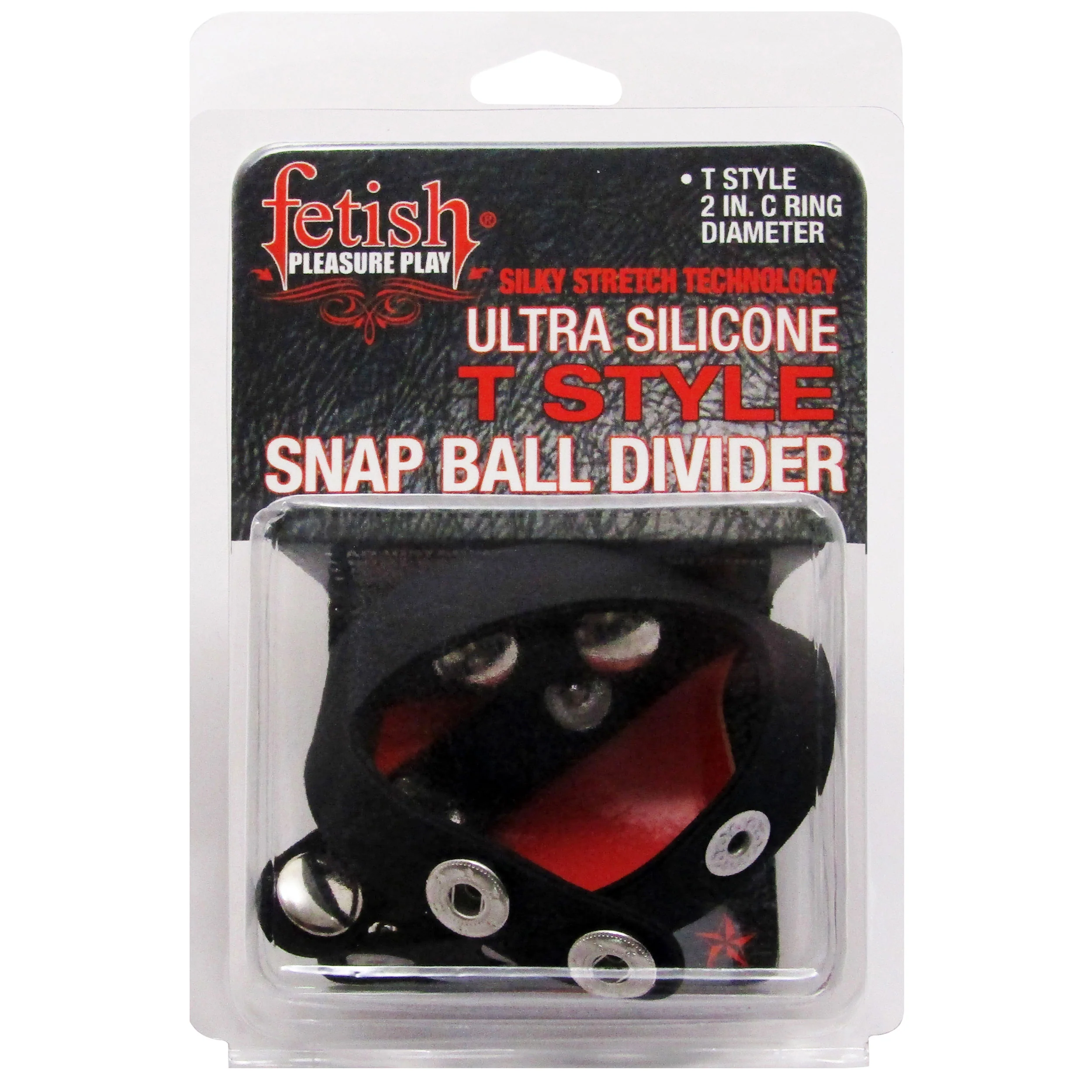 Fetish Pleasure Play T-Style Snap Ball Divider - Image 6
