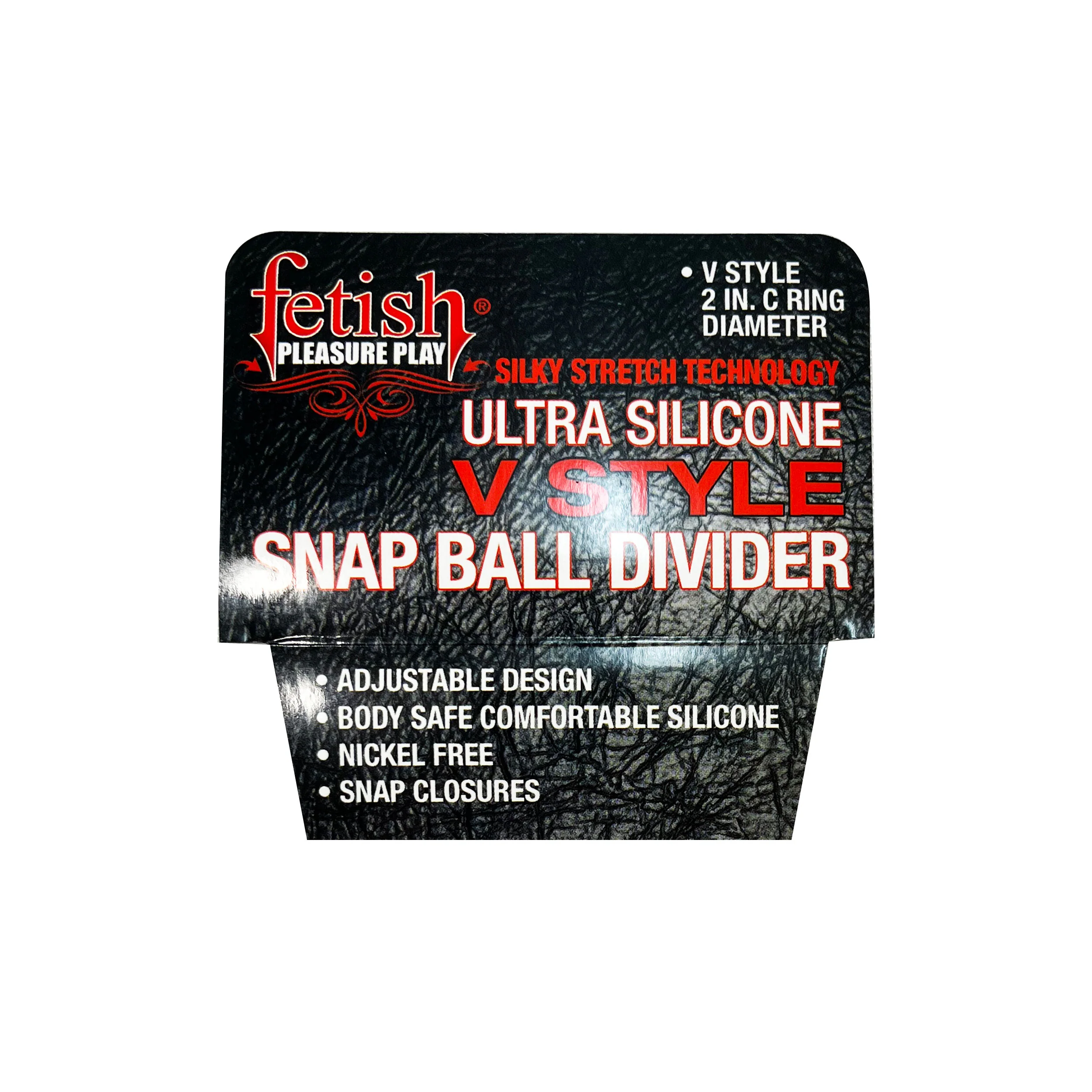 Fetish Pleasure Play V-Style Snap Ball Divider - Image 5