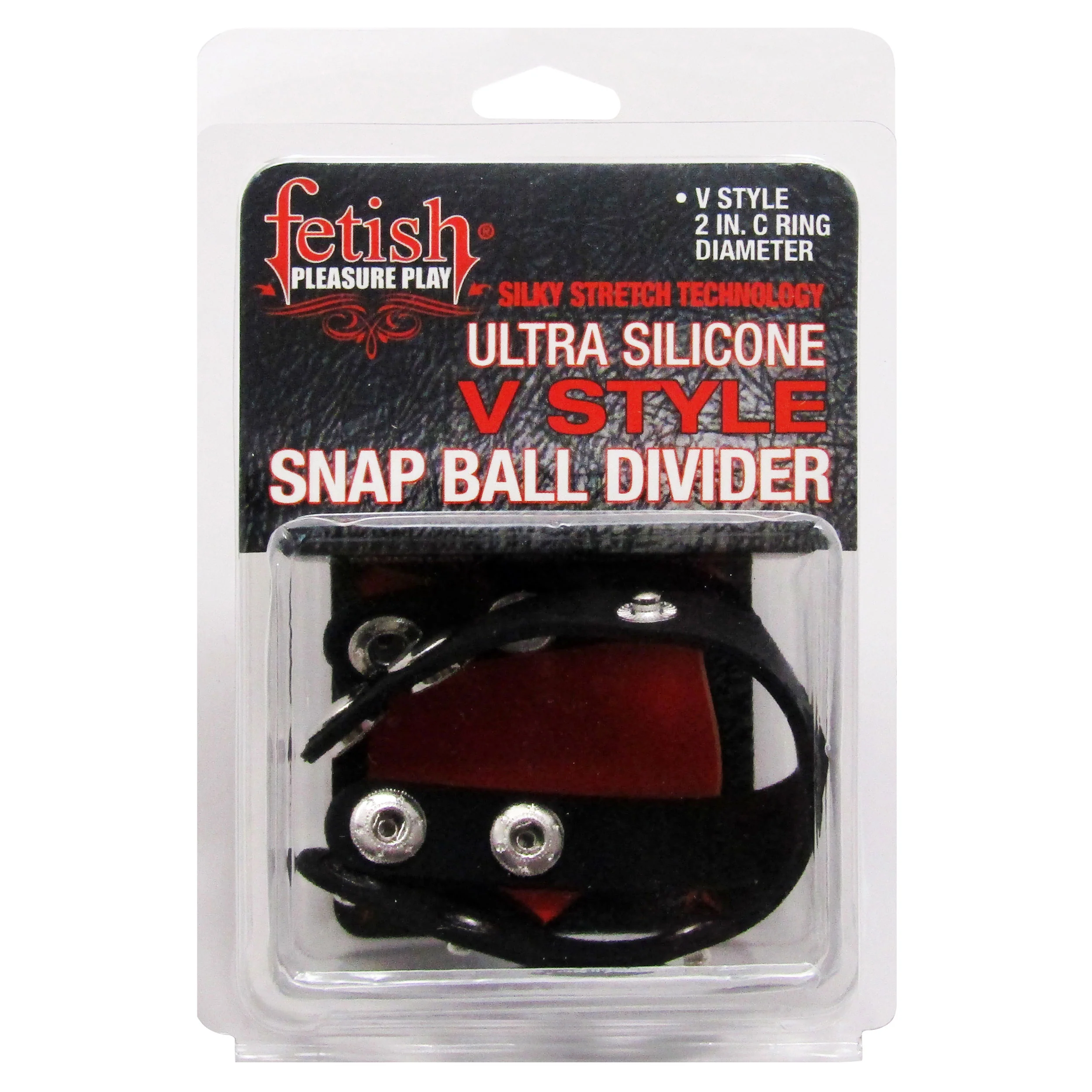 Fetish Pleasure Play V-Style Snap Ball Divider - Image 6