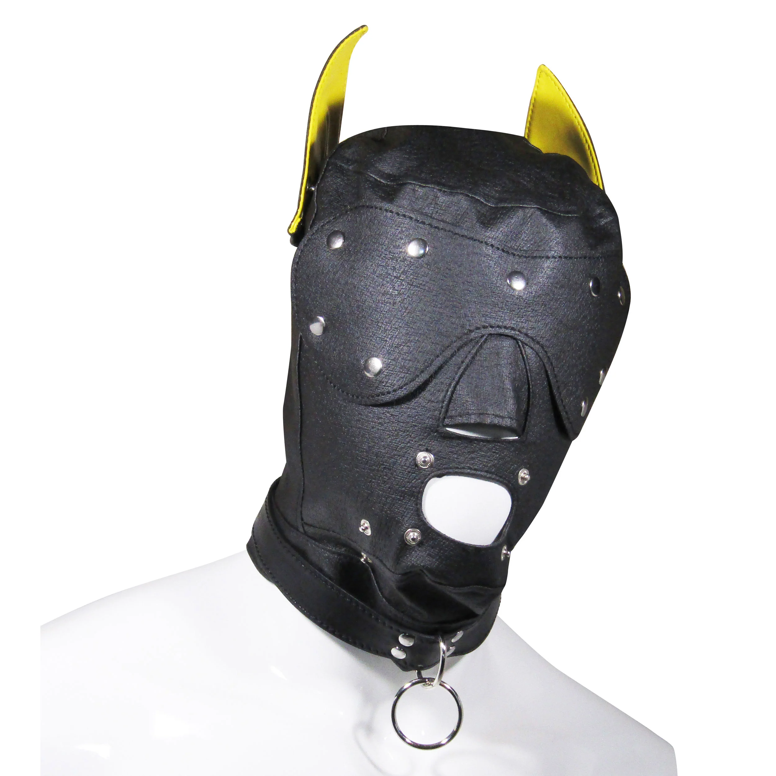 Fetish Pleasure Play Yellow Dog Hood - Image 3