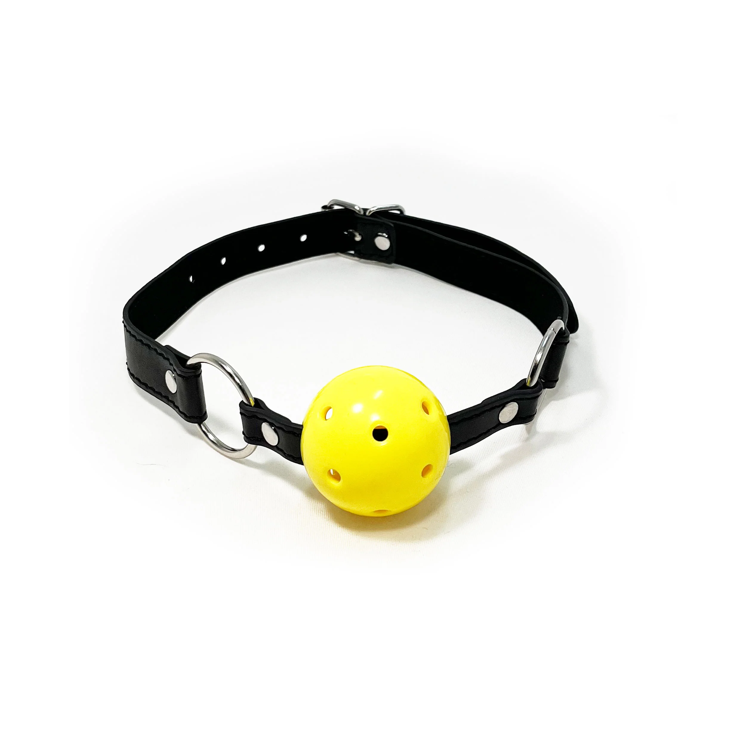 Fetish Pleasue Play Yellow Ball Gag - Image 2