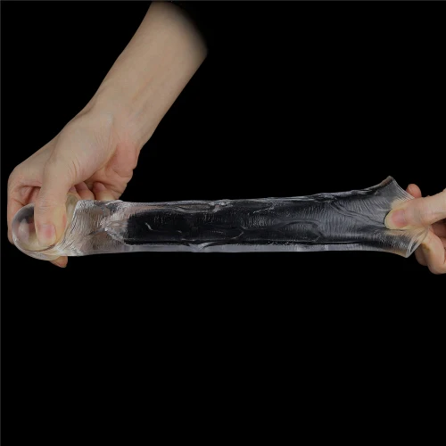 Flawless Clear Penis Sleeve, Add 2 Inches - Image 5