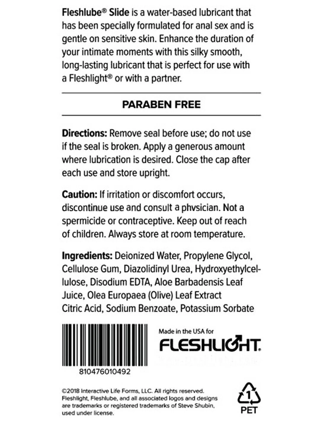 Fleshlight Fleshlube Anal Slide Lube - 100ml - Image 2