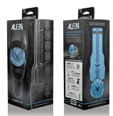 Fleshlight Freaks Alien Textured Masturbator Stroker - Blue - Image 3