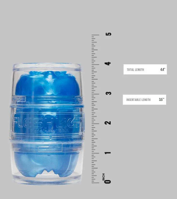 Fleshlight Quickshot Alien Lady/Butt, Metallic Blue - Image 6