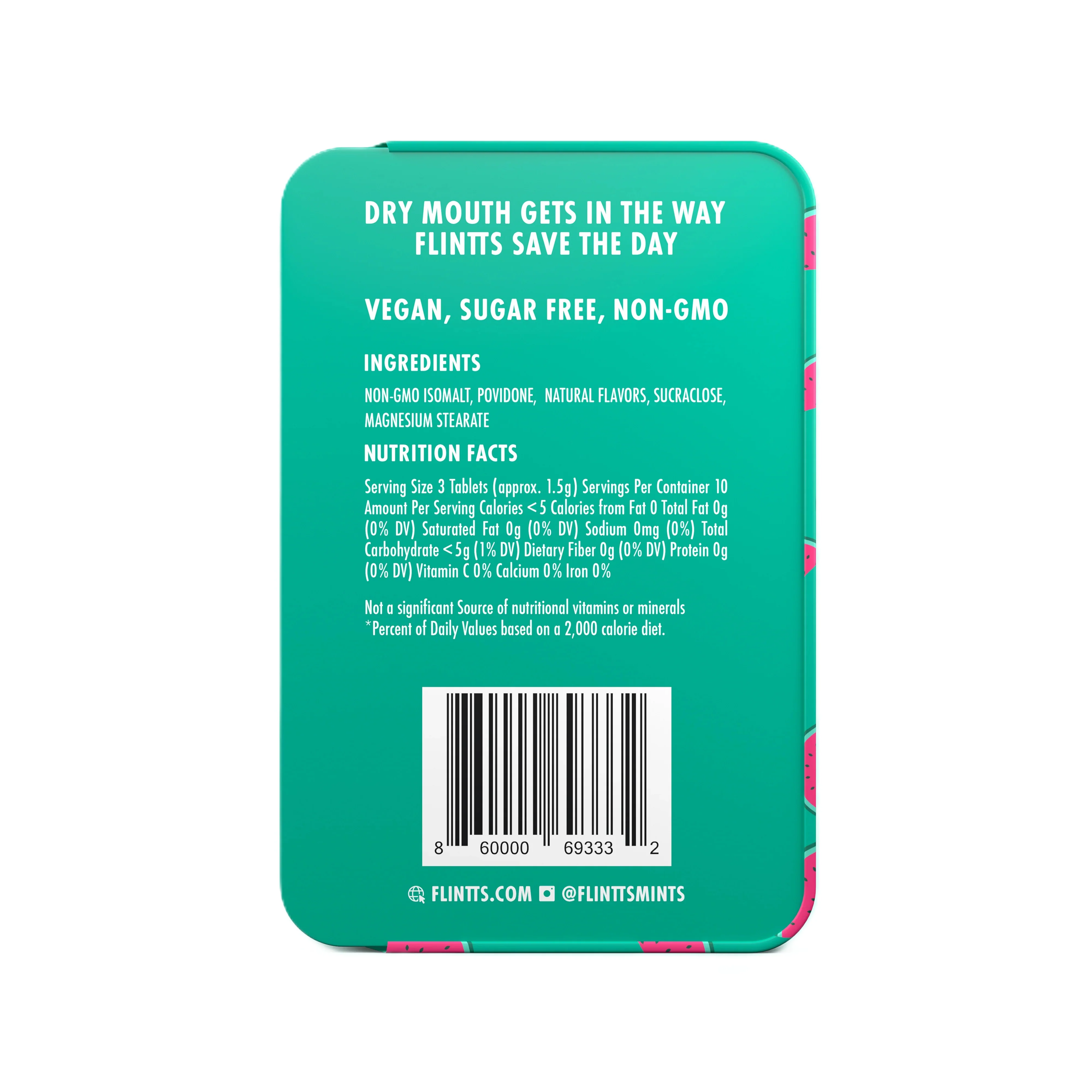 Flintts Mouth Watering Mints in Cool Watermelon - F Strength 100 - Image 2
