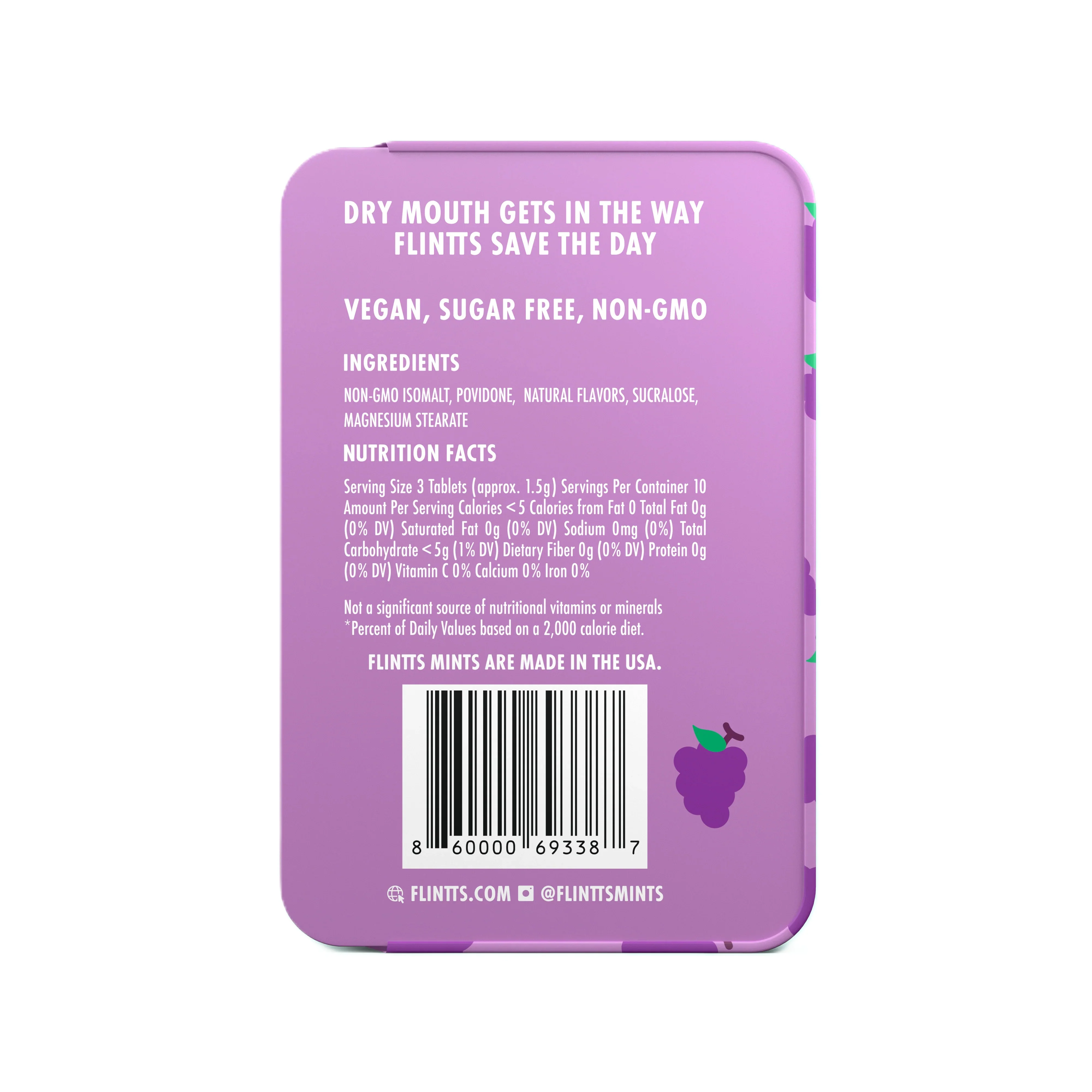 Flintts Mouth Watering Mints in Luxury Grape - F Strength 125 - Image 2