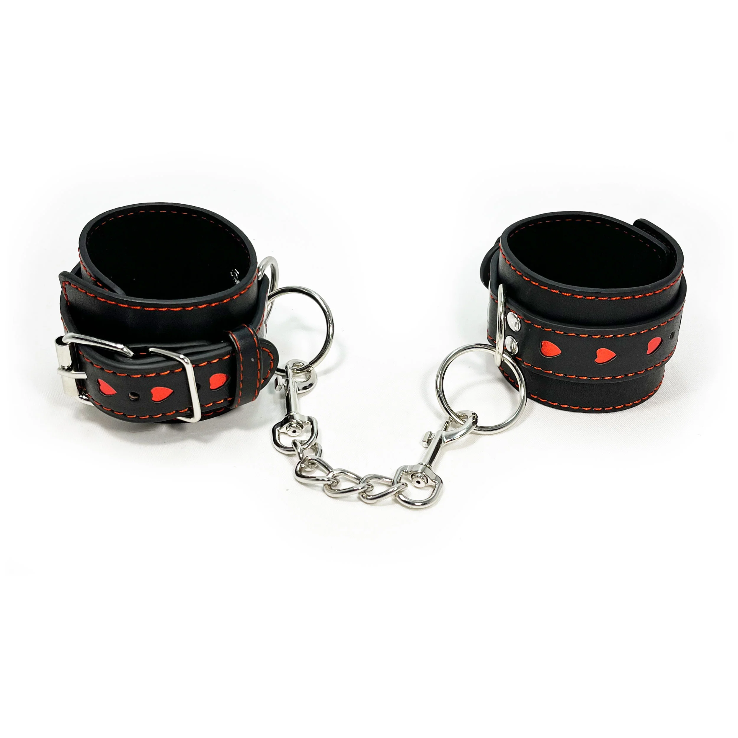 FPP HEART BLACK WRIST CUFFS - Image 3