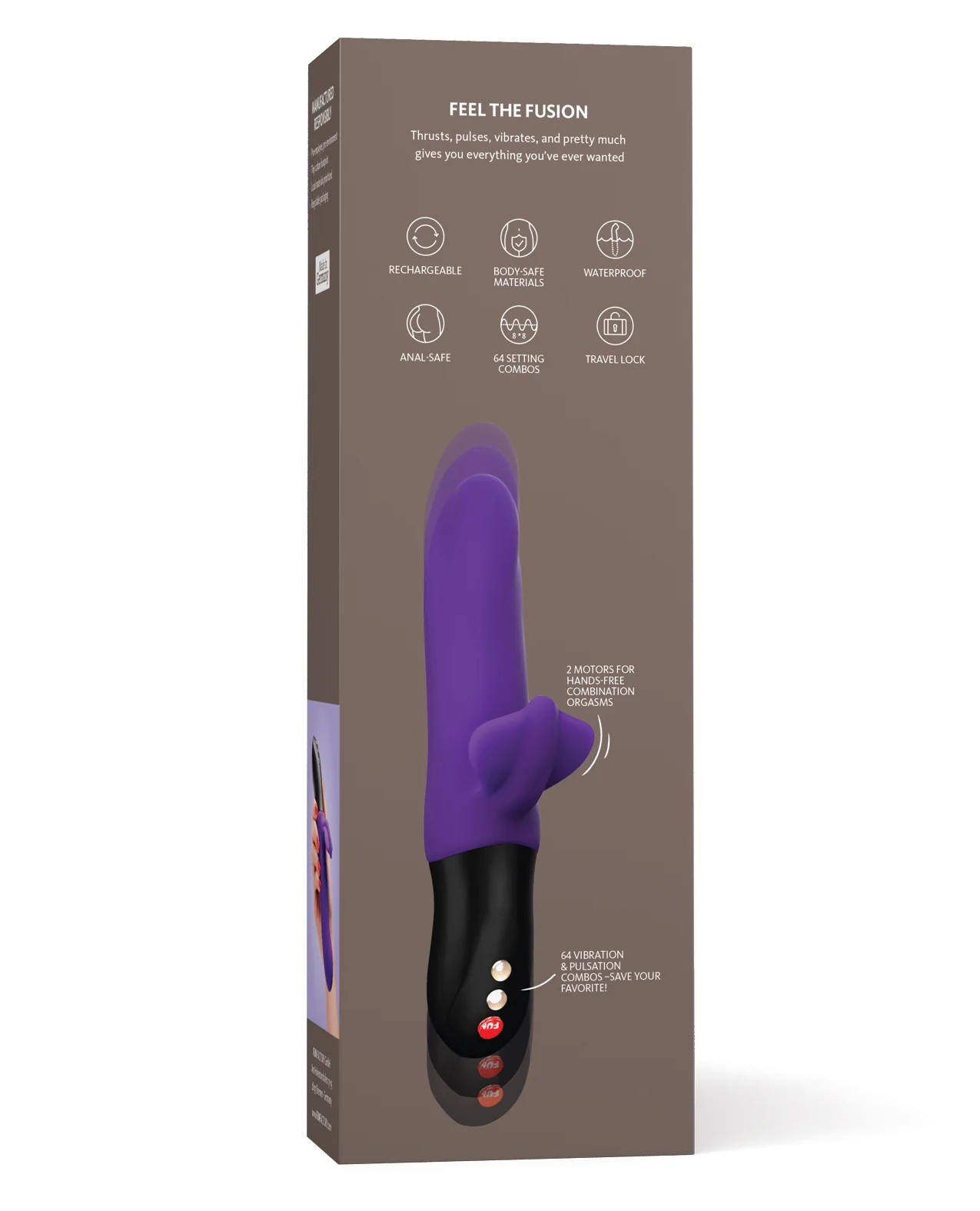 Fun Factory Bi Stronic Fusion - Violet - Image 4