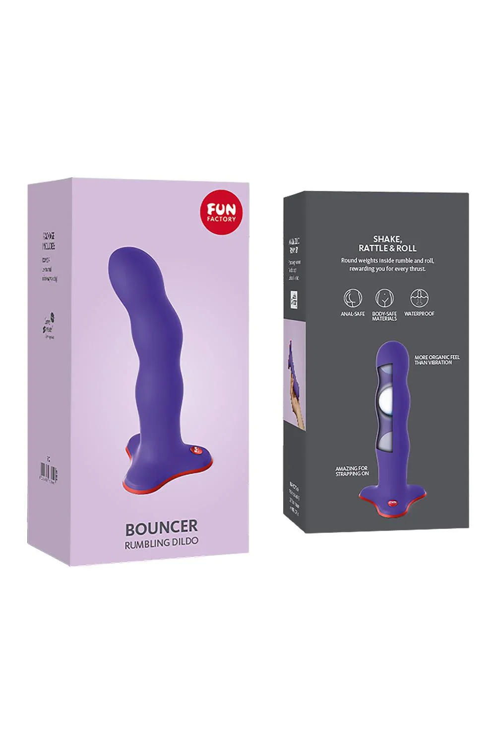 Fun Factory Bouncer Dildo in Flashy Purple - Image 5