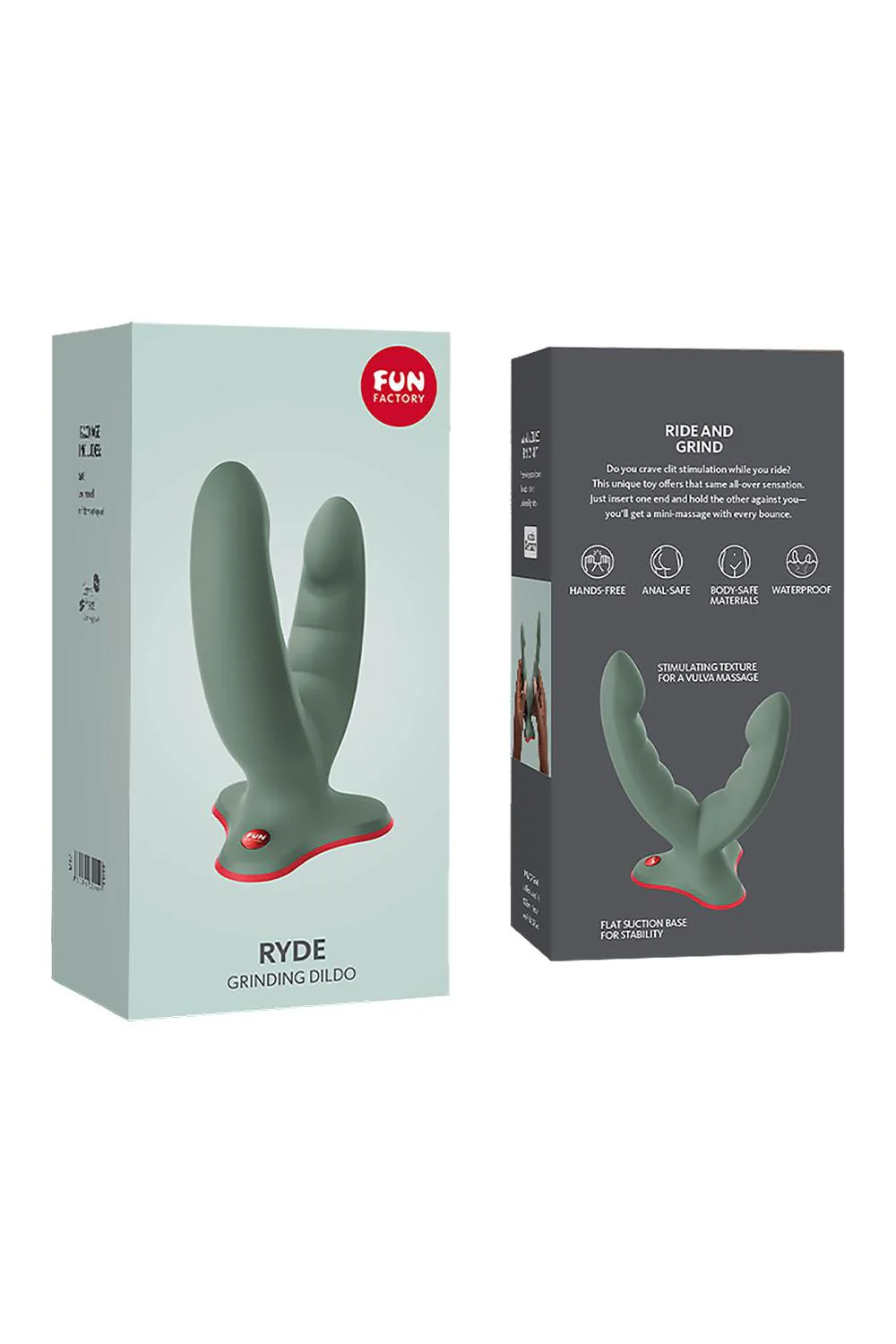 Fun Factory Ryde Double Dong Grinder in Olive - Image 5
