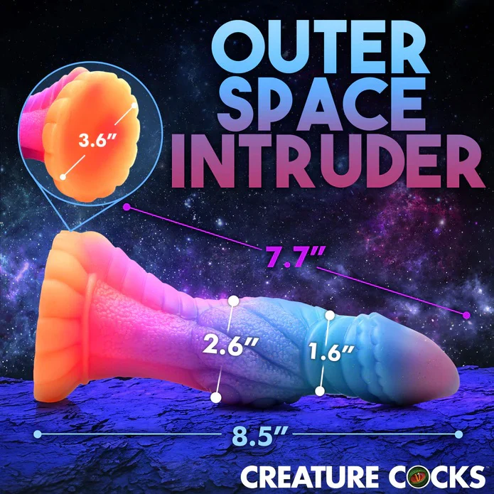 GALACTIC COCK ALIEN CREATURE GLOW-IN-THE-DARK DILDO - Image 5