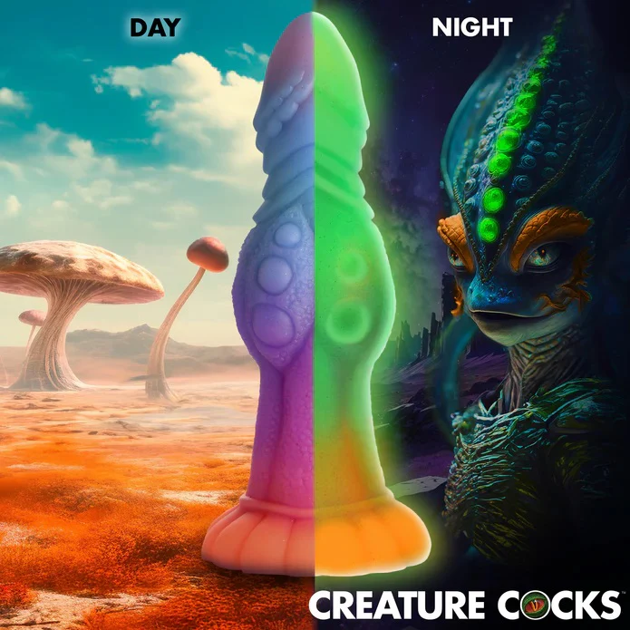 GALACTIC COCK ALIEN CREATURE GLOW-IN-THE-DARK DILDO - Image 6