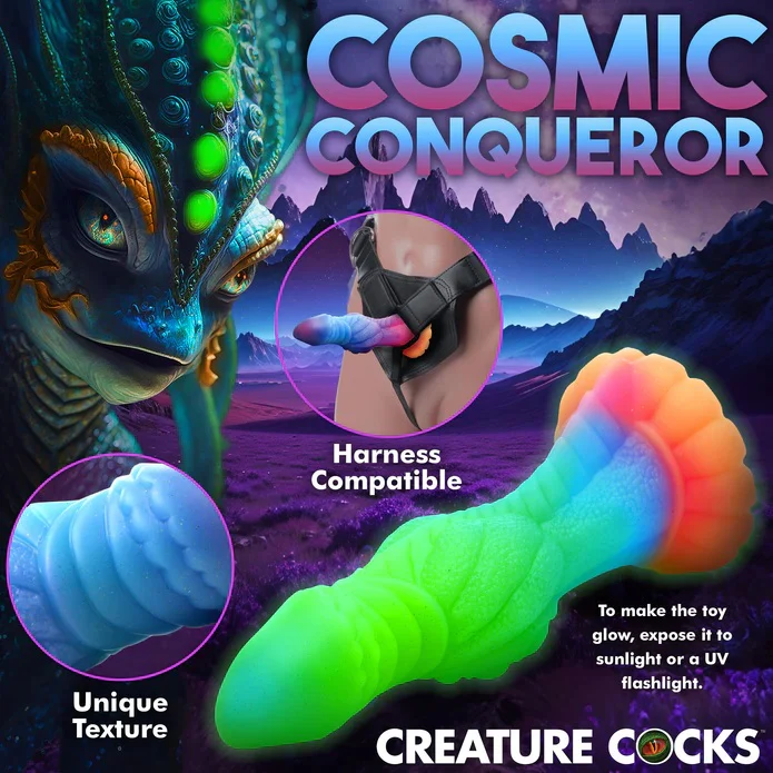 GALACTIC COCK ALIEN CREATURE GLOW-IN-THE-DARK DILDO - Image 8