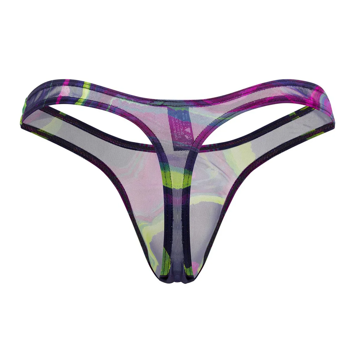 Galactic Sheer Bong Thong Printed, Purple - Image 5