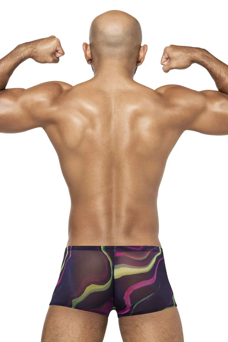 Galactic Sheer Mini Short Printed, Purple, XL - Image 2