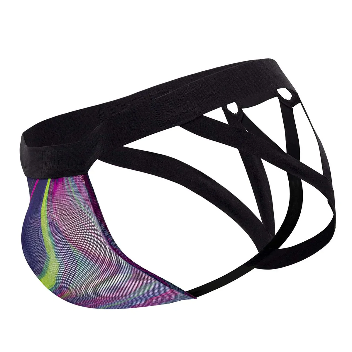 Galactic Sheer Strappy Ring Jock, Purple, L/XL - Image 4