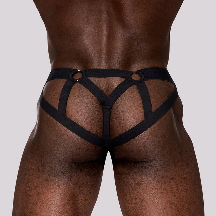 Galactic Sheer Strappy Ring Jock, Purple, L/XL - Image 6