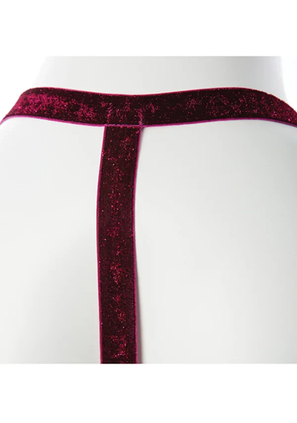 Gender Fluid Sugar Coated Harness in Raspberry - One Size - Image 3
