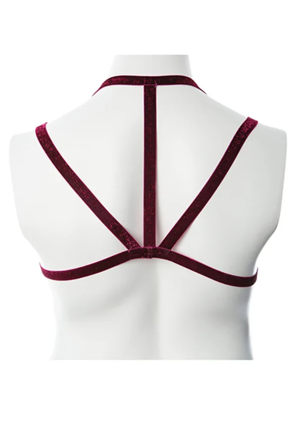 Gender Fluid Sugar Coated Harness in Raspberry - One Size - Image 4