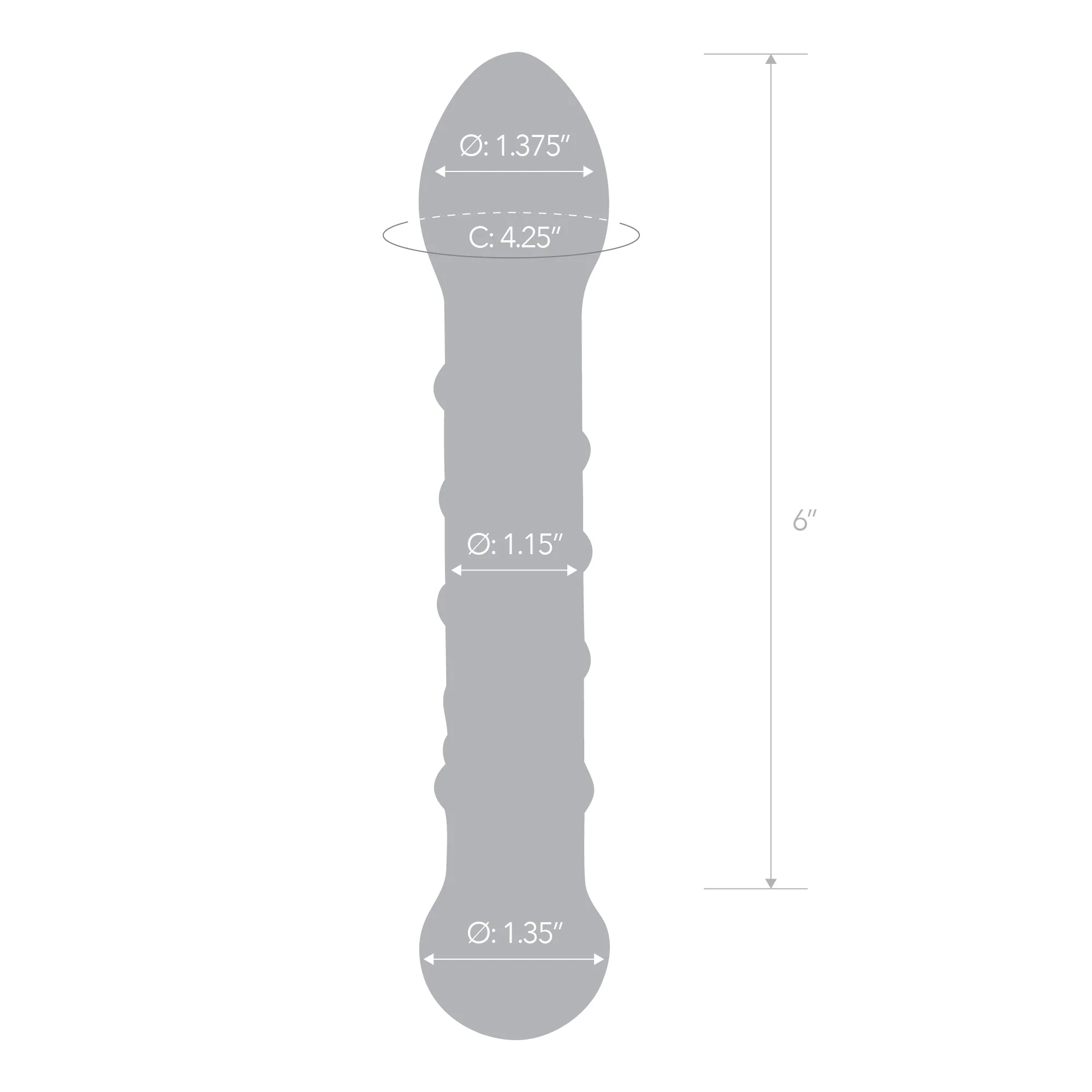 Gläs Spiral Staircase Full Tip Pink Dildo - Image 6