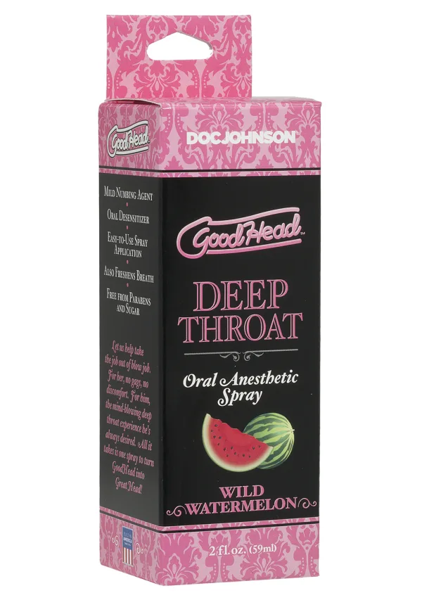 GoodHead Deep Throat Spray in Watermelon 2oz - Image 2