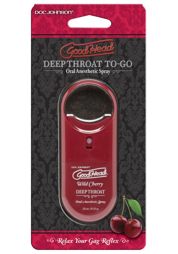 GoodHead Deep Throat To-Go Spray in Cherry .3oz - Image 2