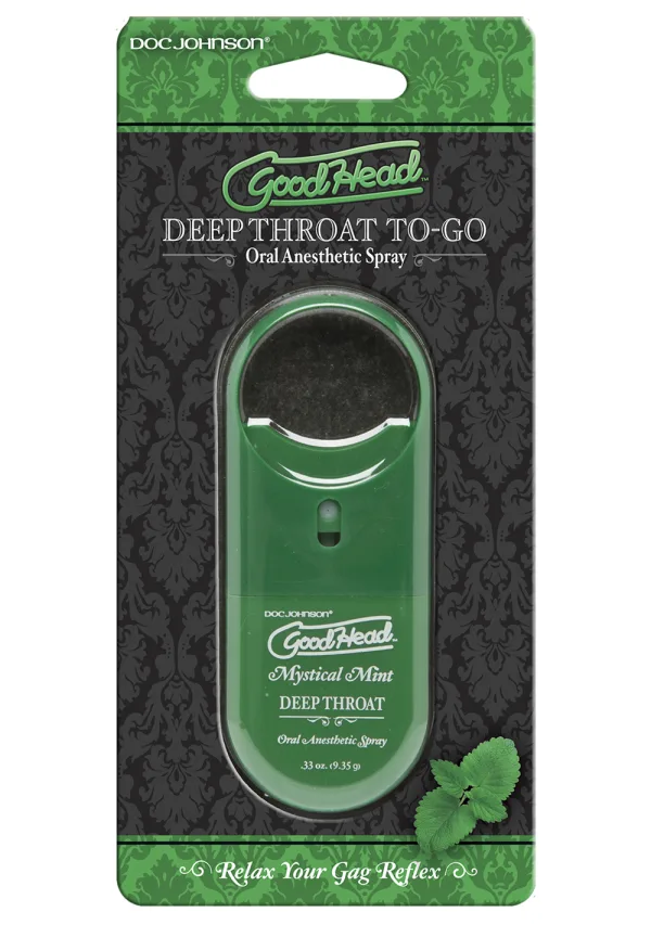 GoodHead Deep Throat To-Go Spray in Mint .3oz - Image 2