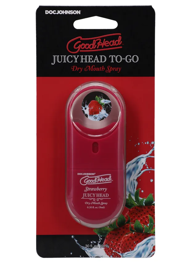 GoodHead Strawberry Juicy Head Dry Mouth Spray To-Go .30oz - Image 3