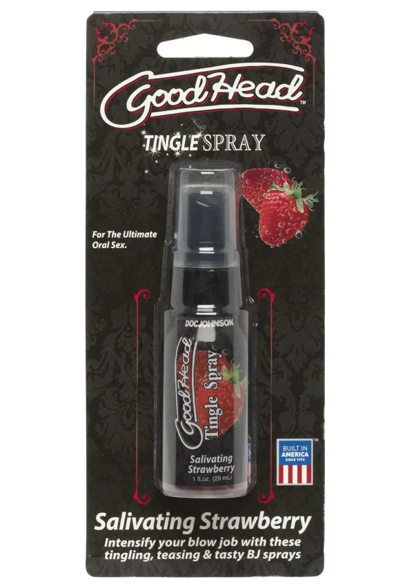 GoodHead Tingle Blow Job Spray in Strawberry 1oz - Image 2