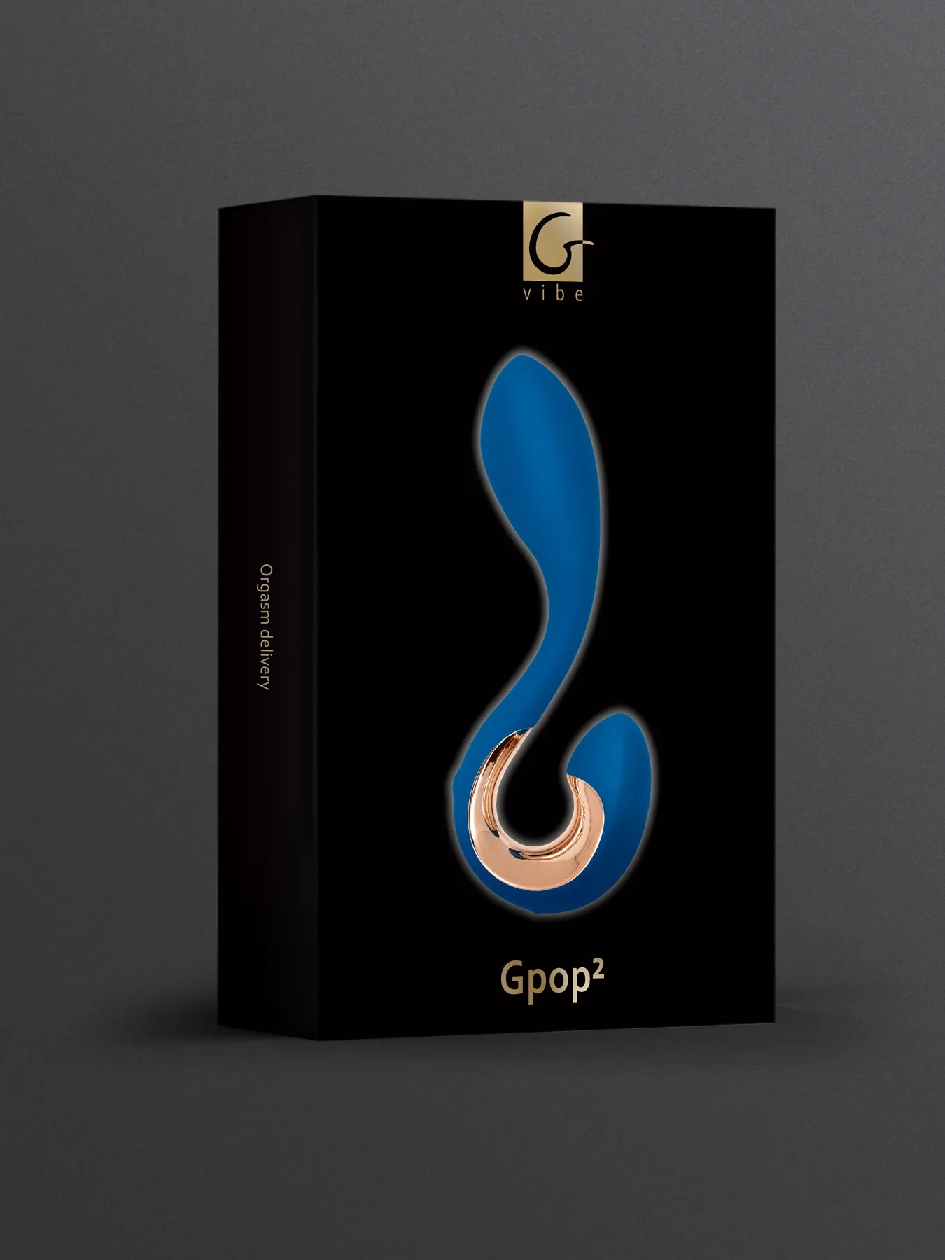 Gpop 2 G-Spot & P-Spot Vibrator, Blue - Image 3