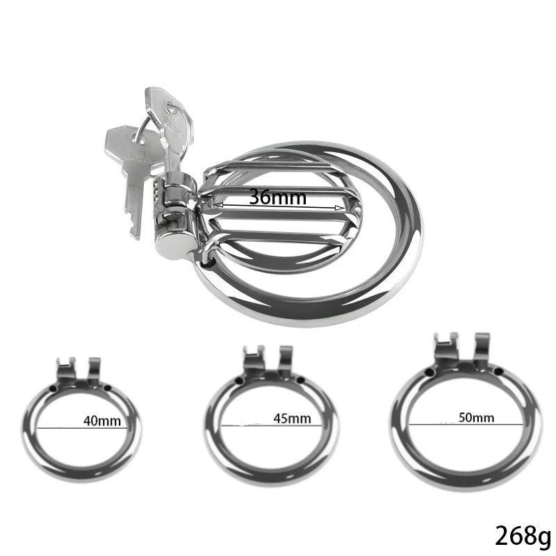 Grill Grate 15mm Flat Chastity Cage Cock Cage by Metal Pleasure Play - Image 4
