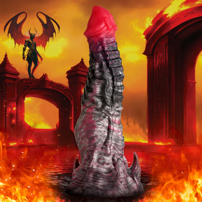 HADES SILICONE DILDO - MEDIUM - Image 3