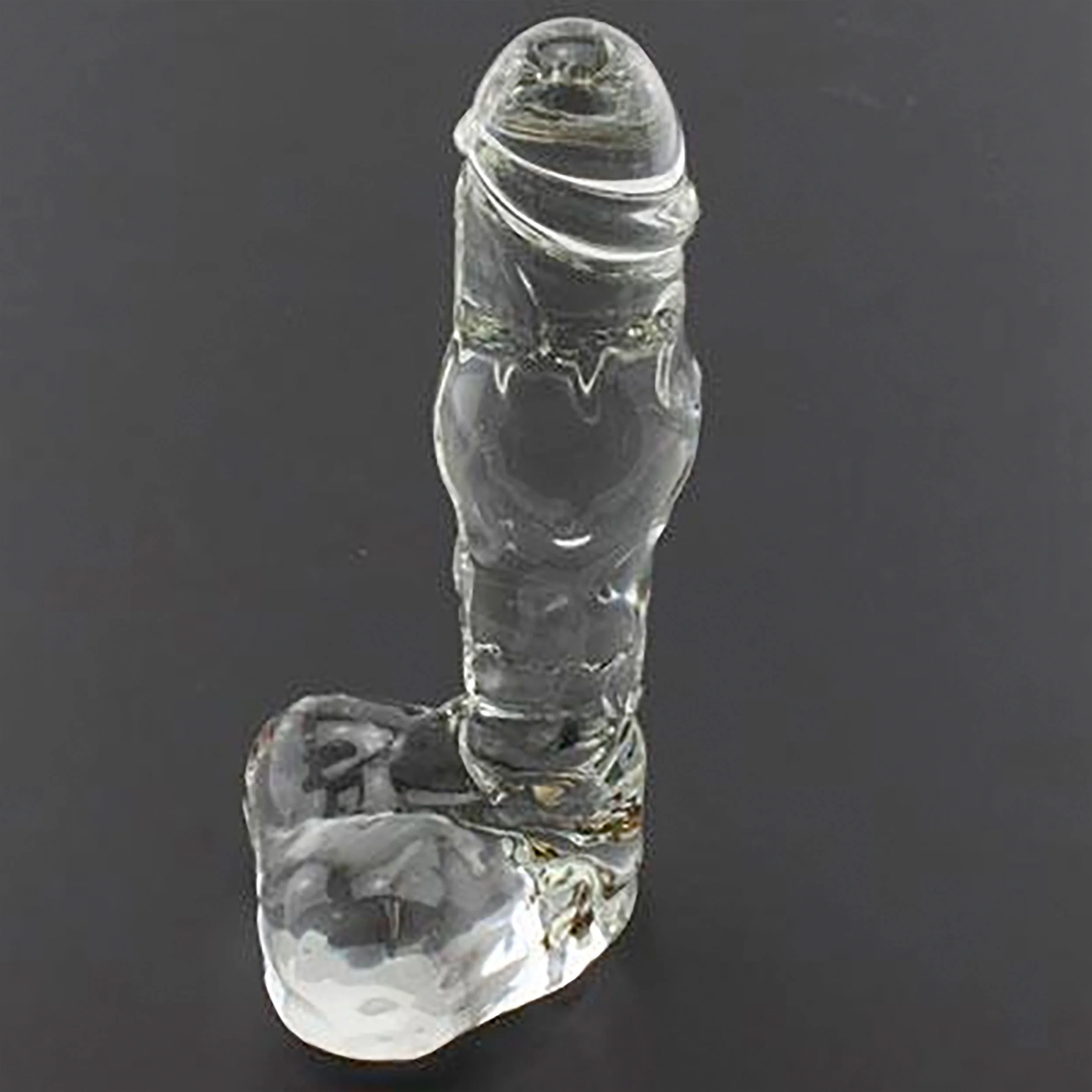 Harness Glass Mr. Bubbly Dildo