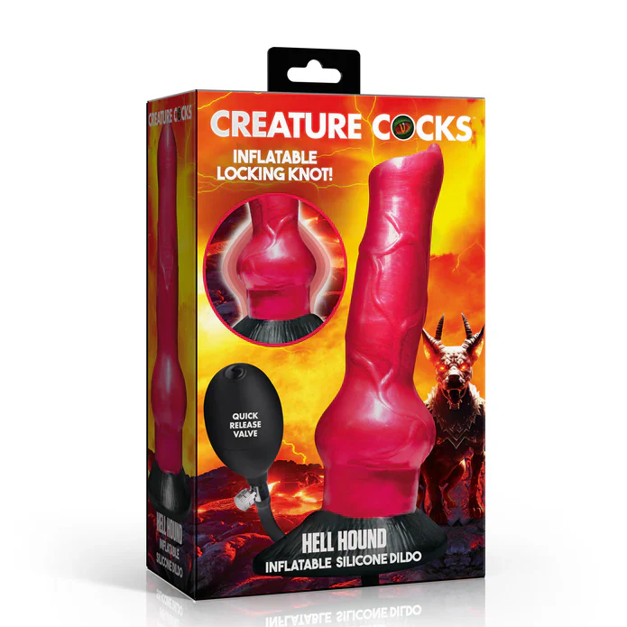 Hell Hound Inflatable Silicone Dildo by Creature Cocks - Image 2