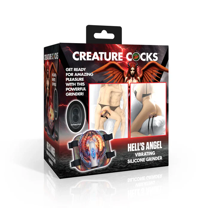 Hell's Angel Vibrating Silicone Grinder with Remote by Creature Cocks - Image 6