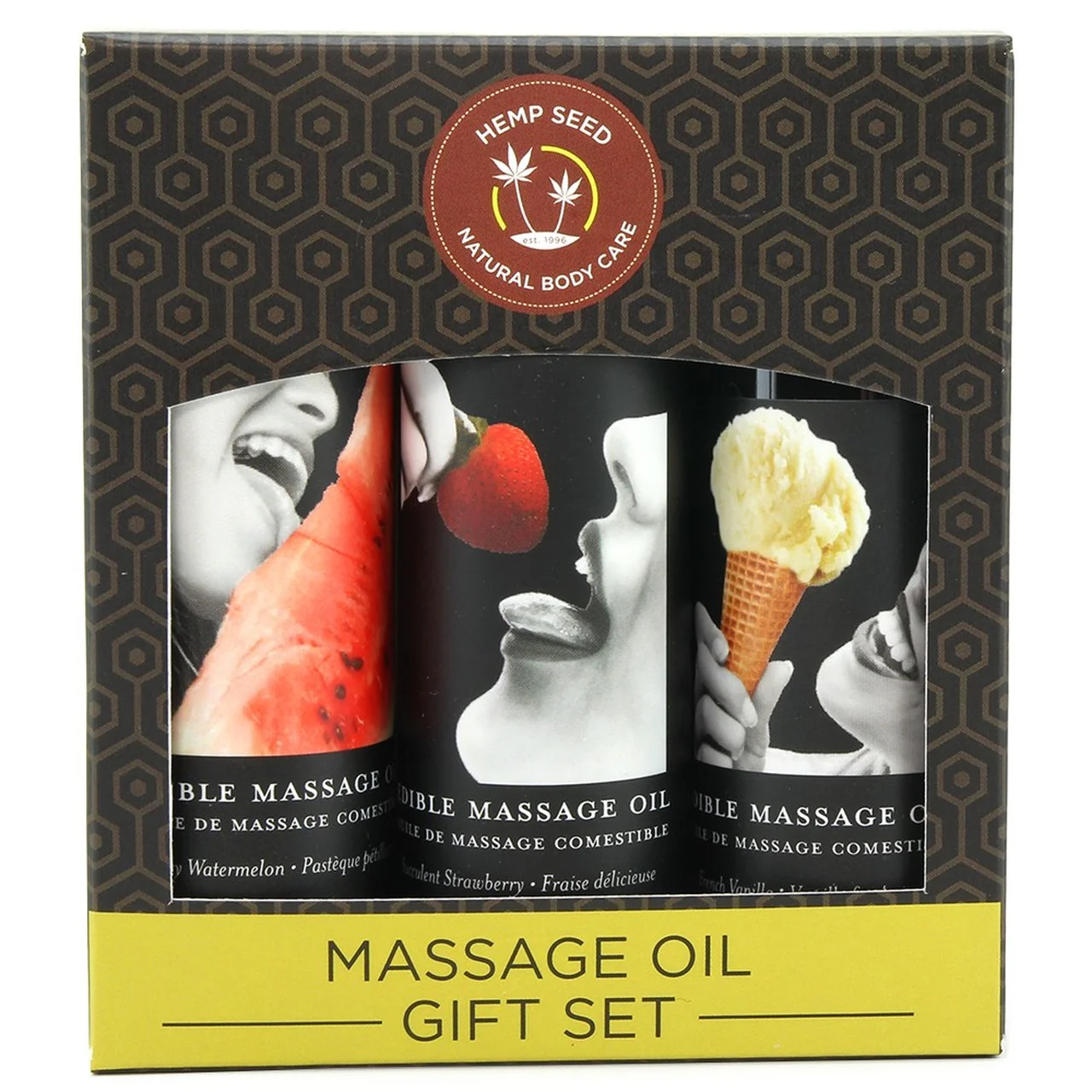 Hemp Seed Edible Massage Oil Gift Set - Image 3