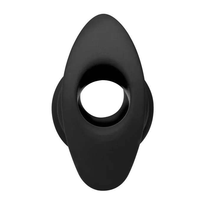 Hive Ass Silicone Ribbed Hollow Anal Plug in Large - Image 2
