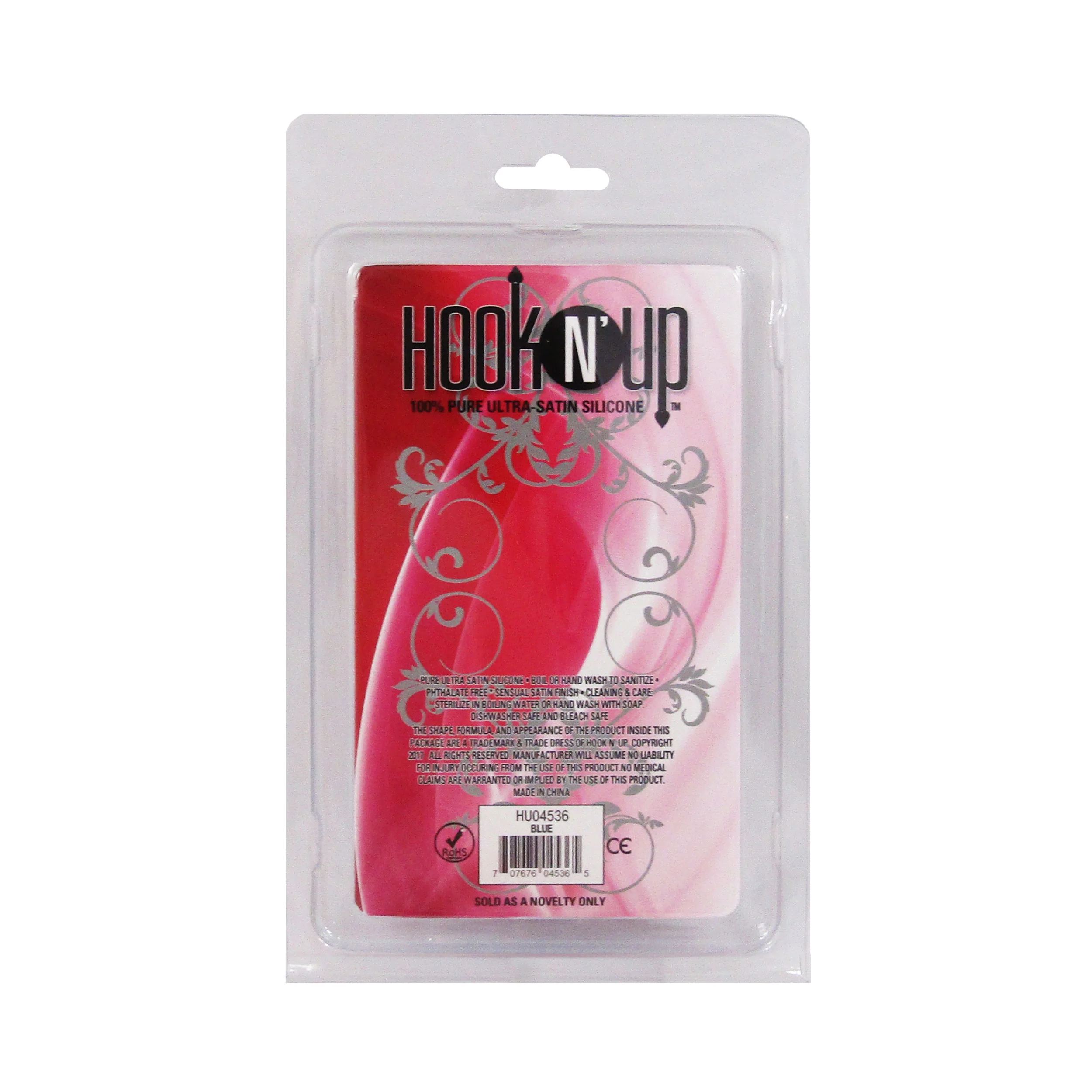 Hook N' Up Medium Anal Plug - Blue - Image 2