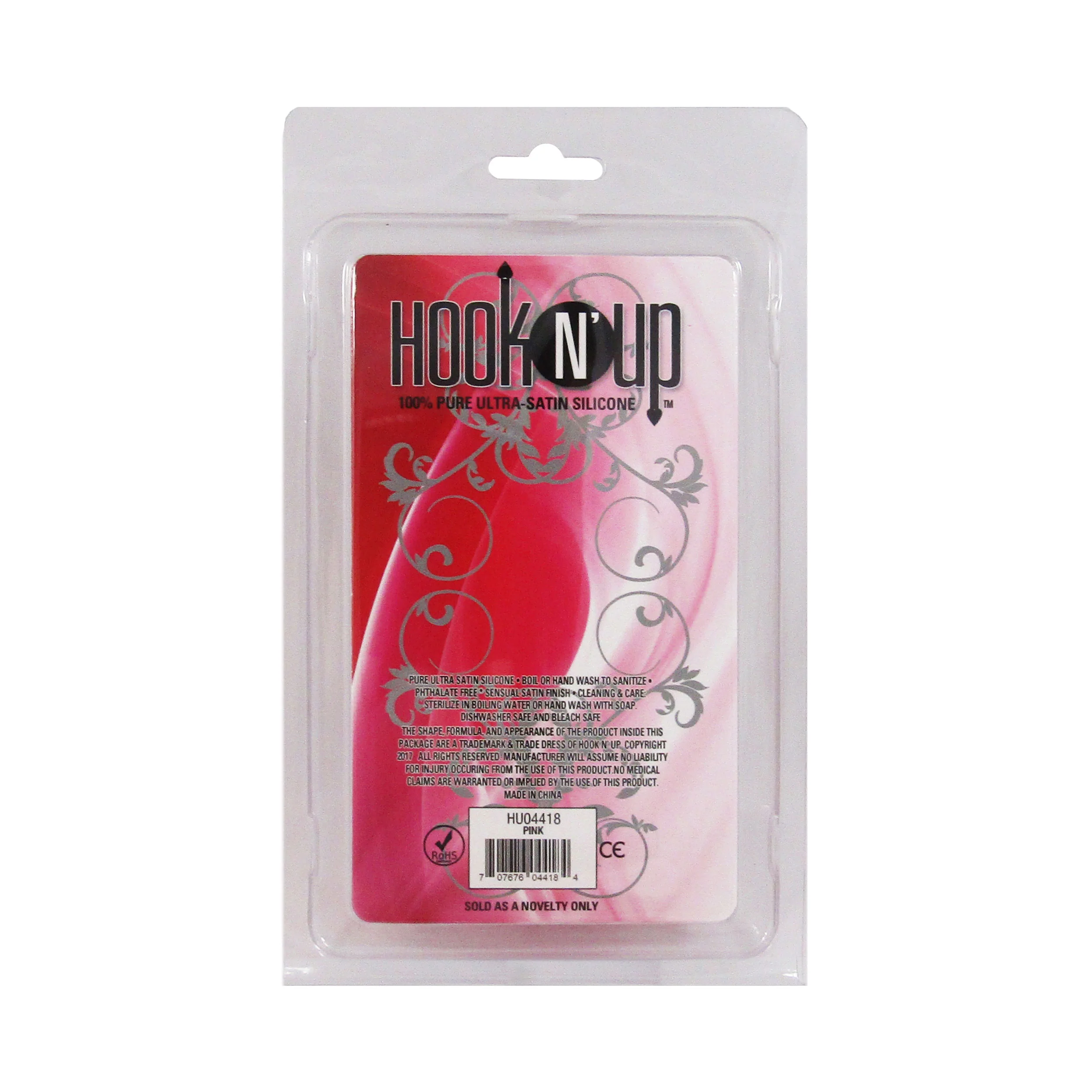 Hook N' Up Slimline Anal Plug - Pink - Image 2