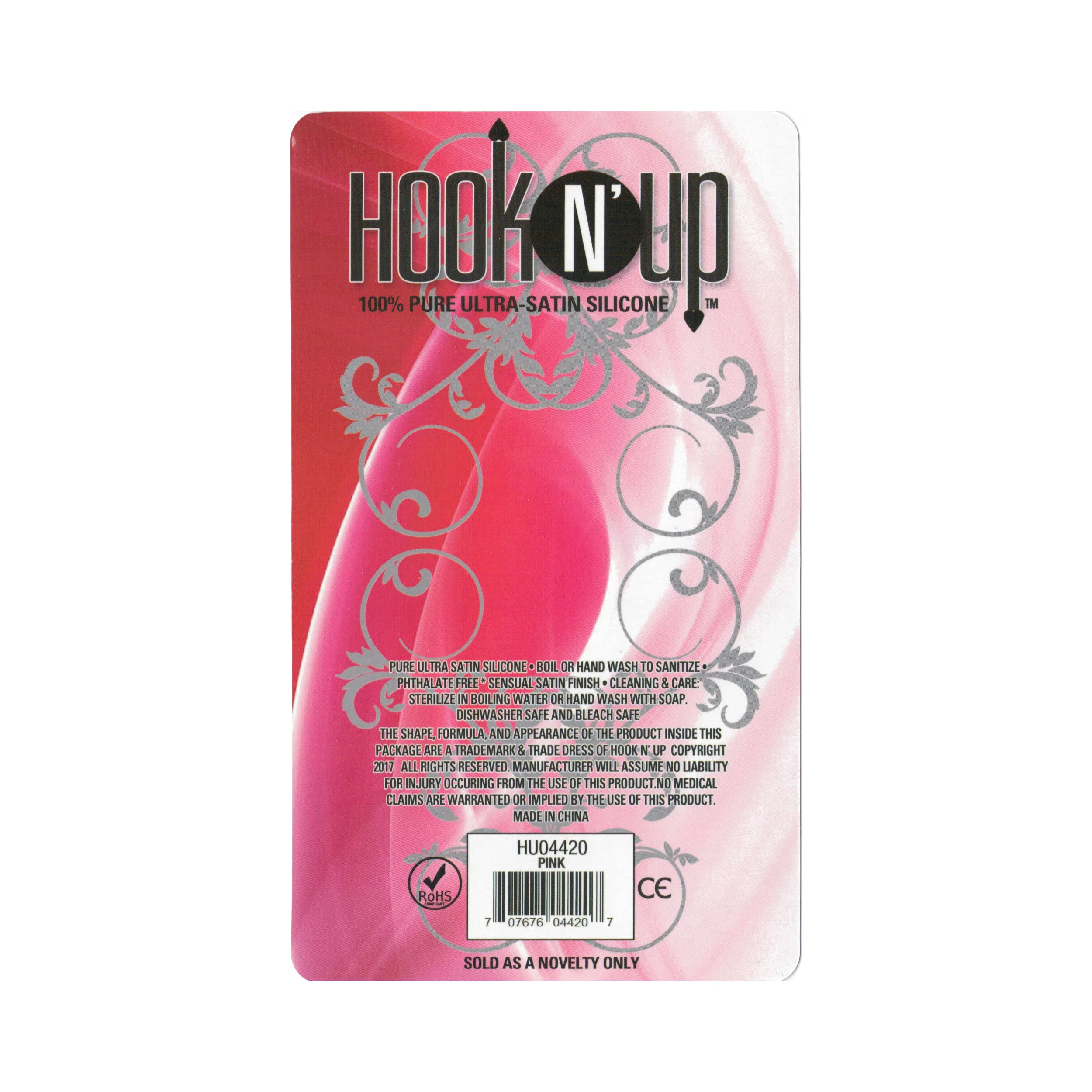 Hook N' Up Sm Beaded Anal Plug - Pink - Image 4