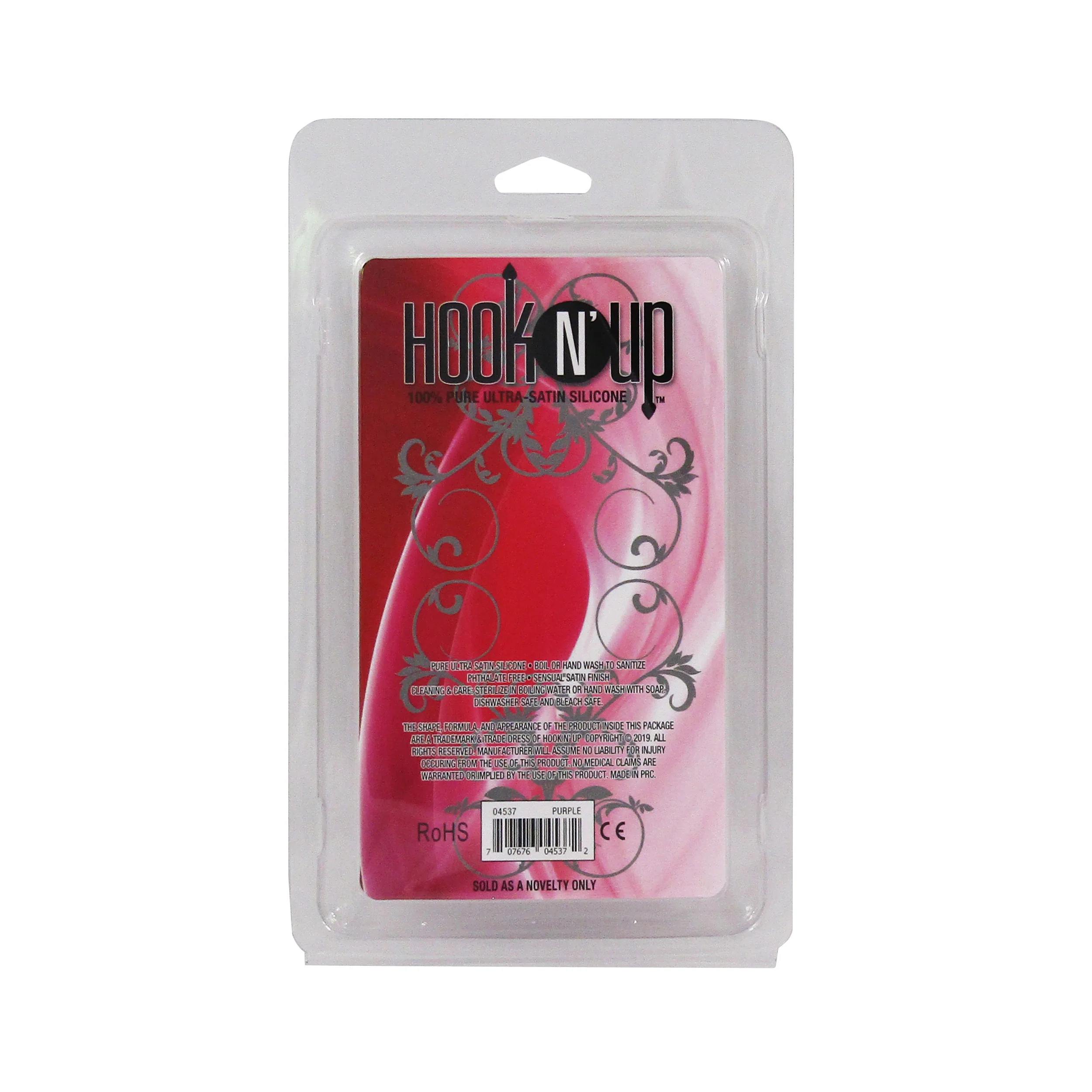 Hook N' Up Small Anal Plug - Purple - Image 3