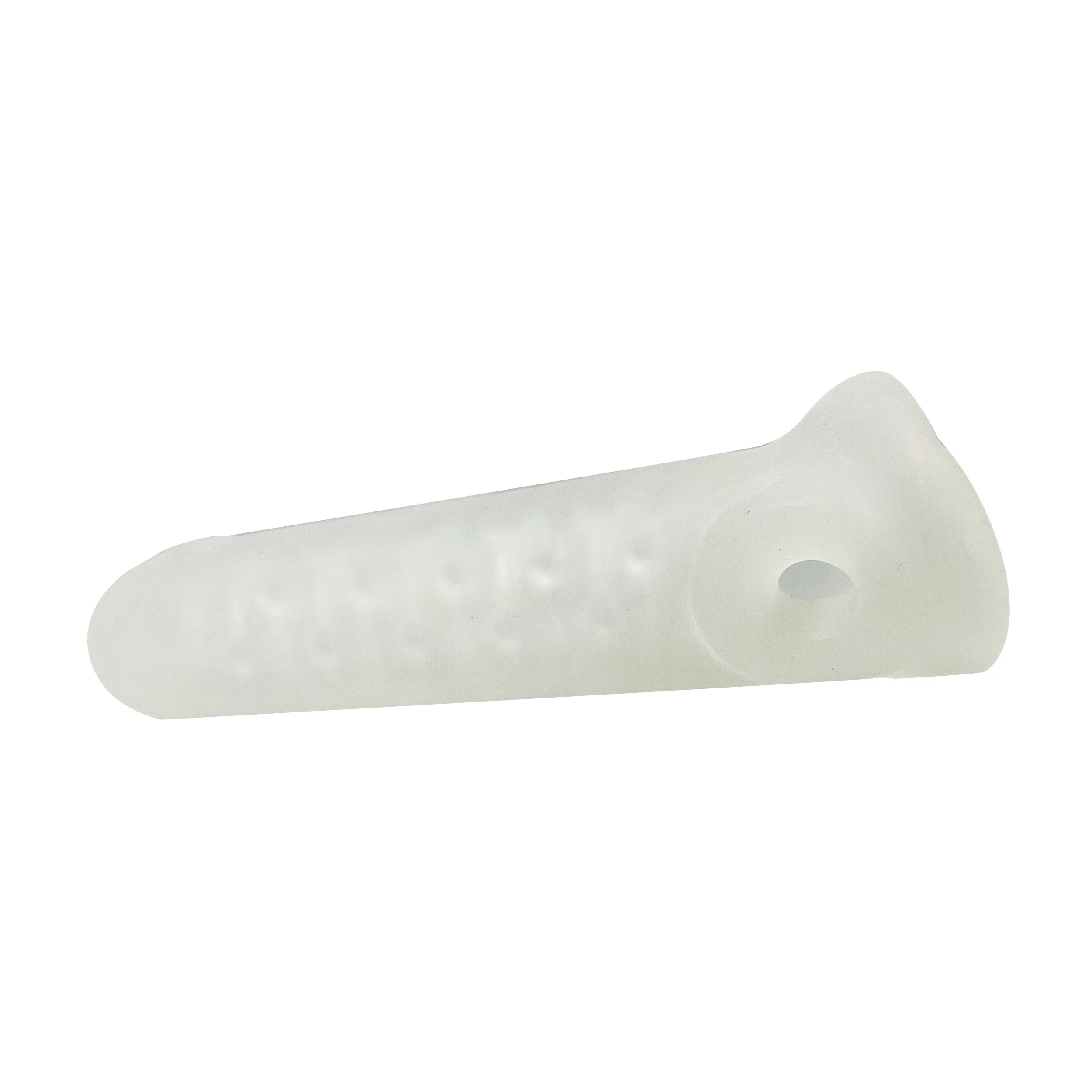 Husky Built Stretchy 8" Slimline Cock Extender - Clear - Image 2