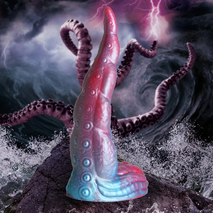 IRIDESCENT TENTACLE COCK SILICONE DILDO - Image 3
