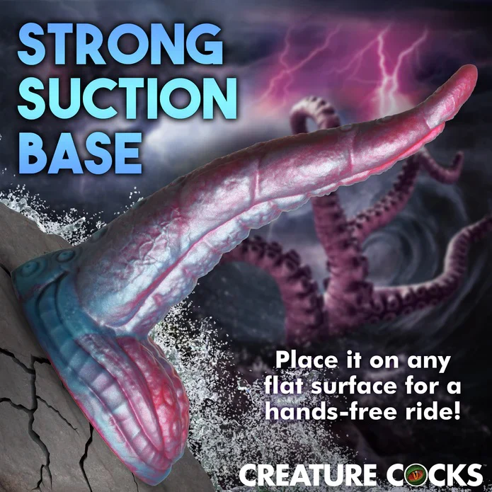 IRIDESCENT TENTACLE COCK SILICONE DILDO - Image 9