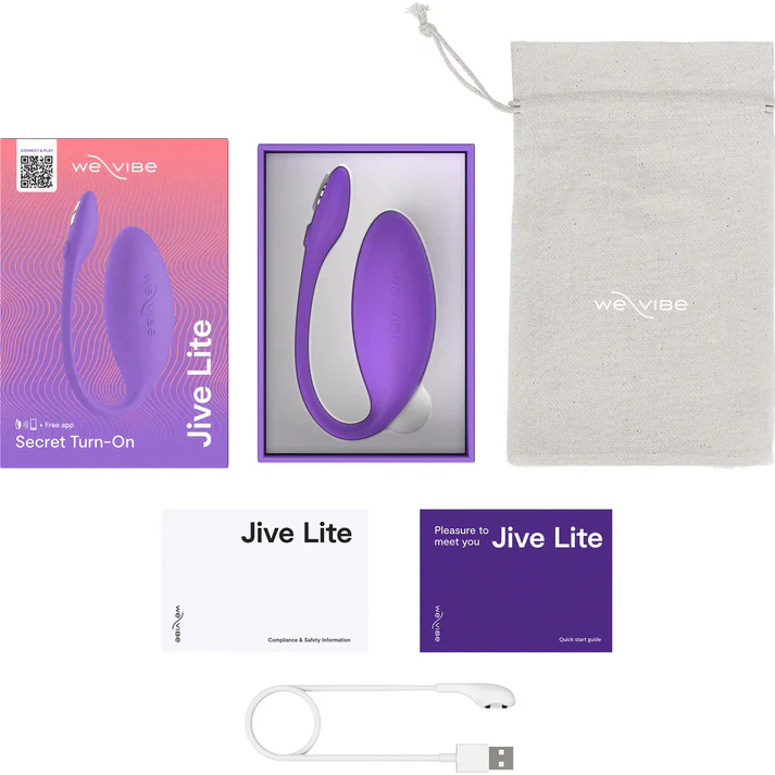 Jive Lite Egg Vibrator by We-Vibe in Purple - Image 10