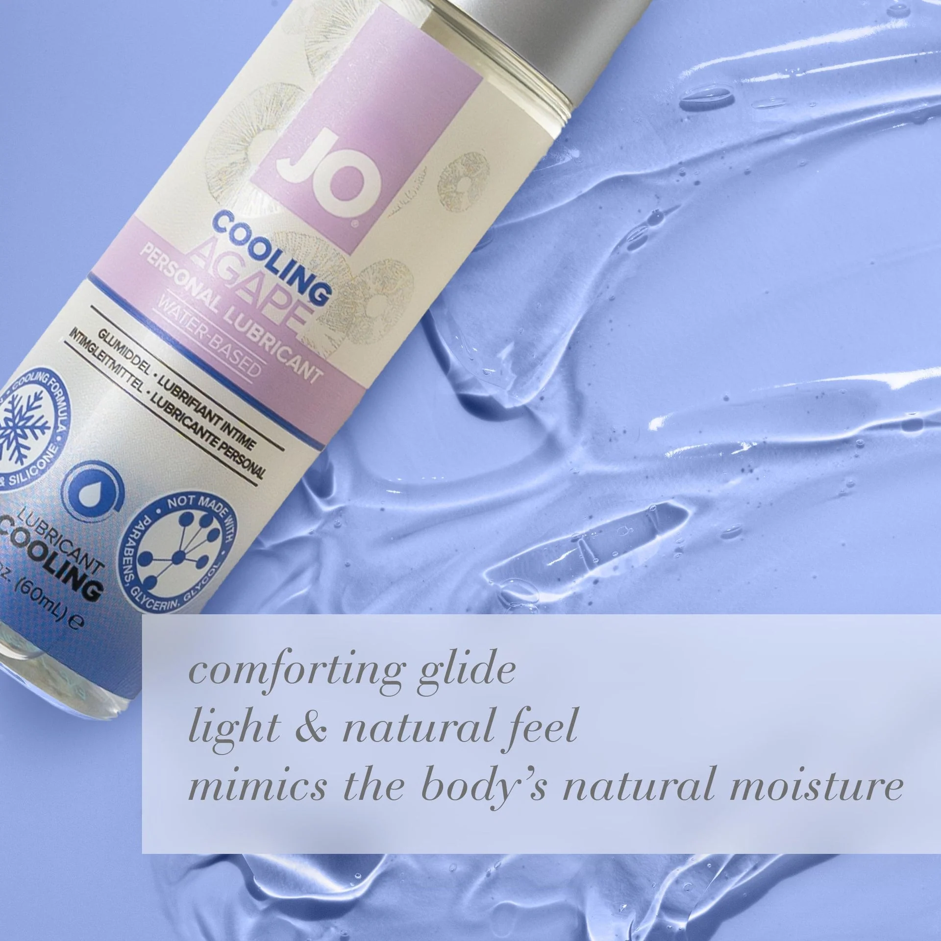JO Agape Cooling Lube - 2 oz - Image 3