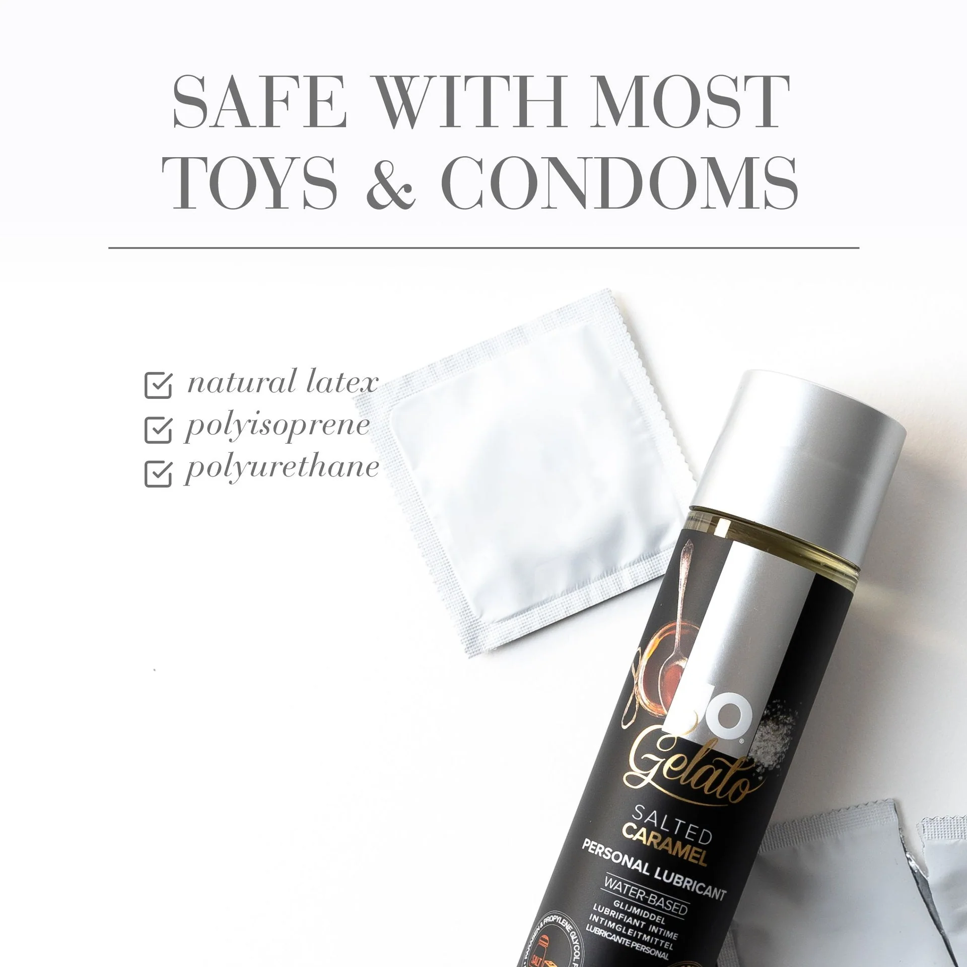 JO Gelato Salted Caramel Lube 1 oz - Image 4