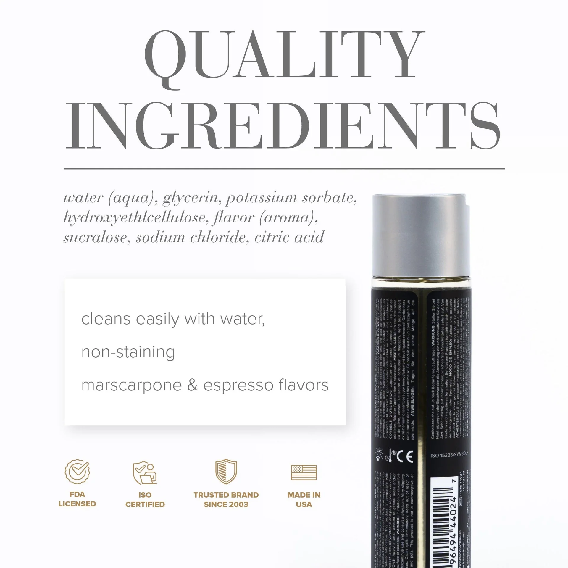 JO Gelato Tiramisu Lube - 1 oz - Image 2